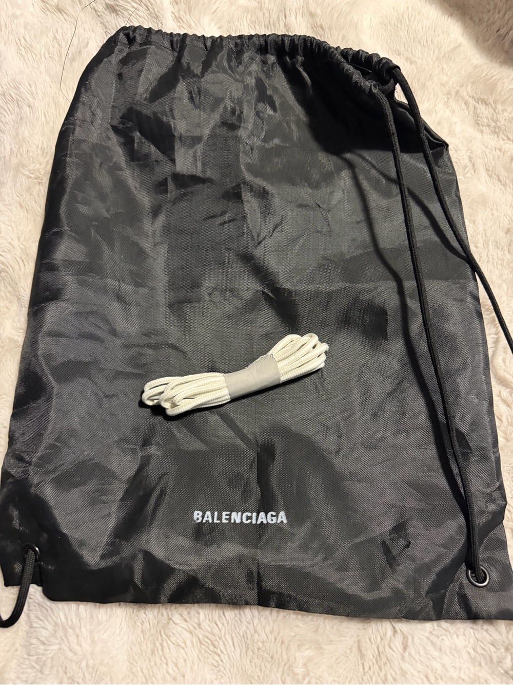 Balenciaga Cream Lace-Up Chunky Track Sneakers - Picture 6 of 6
